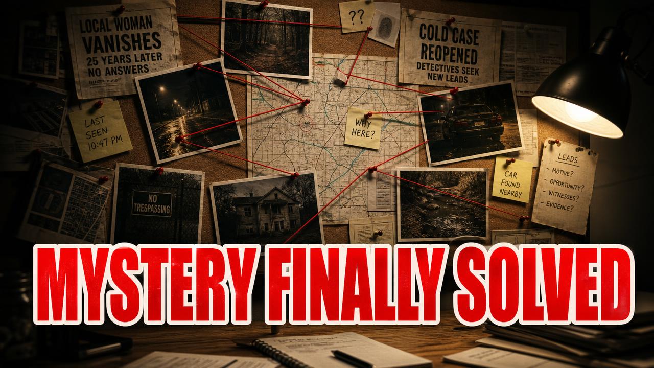 AI-generated YouTube thumbnail reading Mystery Finally Solved